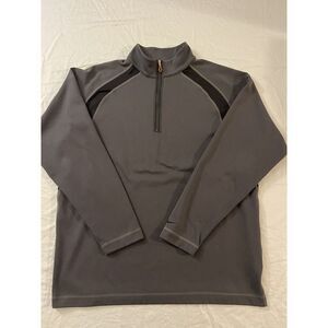 Nike Pullover Men Extra Large Gray Golf Therma Fit‎ Tour Performance Quarter Zip